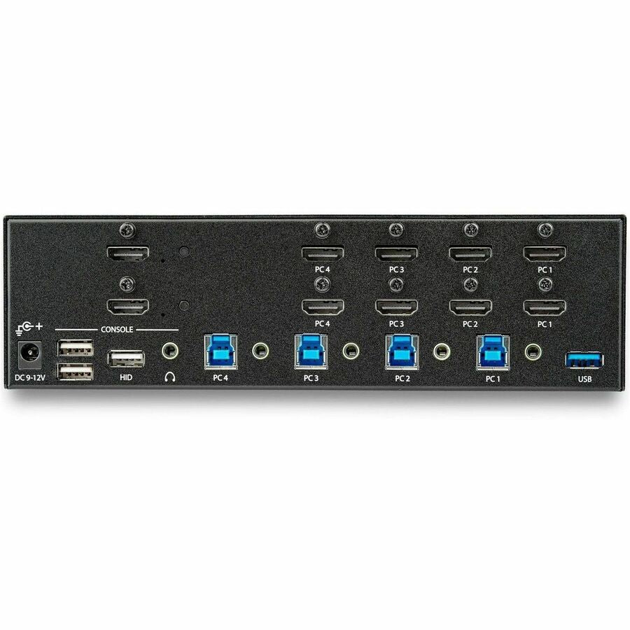 StarTech.com 4 Port HDMI KVM Switch - 4K 30Hz - Dual Display