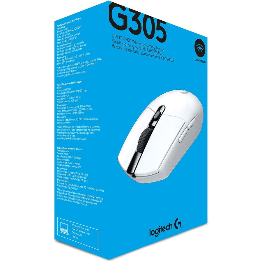 G305 WRLS GAMING MOUSE WHITE