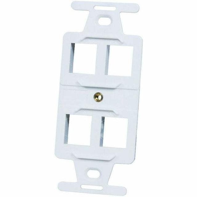 106 FRAMEKEYSTONE4 HOLE WHITE