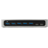 StarTech.com 7 Port USB C Hub with Fast Charge - 5x USB-A & 2x USB-C (USB 3.0 SuperSpeed 5Gbps) - USB 3.2 Gen 1 Adapter Hub - Self Powered