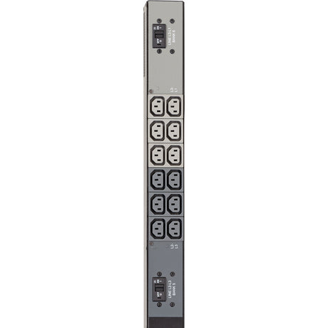 Eaton Tripp Lite Series 18.7kW 200-240V 3PH Monitored PDU - LX Interface, Gigabit, 36 C13 Outlets, IEC 309 60A Blue Input, LCD, 1.8 m Cord, 0U 1.8 m Height, TAA