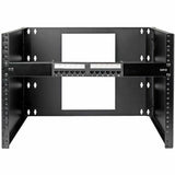 Eaton Tripp Lite Series 8U Wall-Mount Bracket for Small Switches and Patch Panels, Hinged