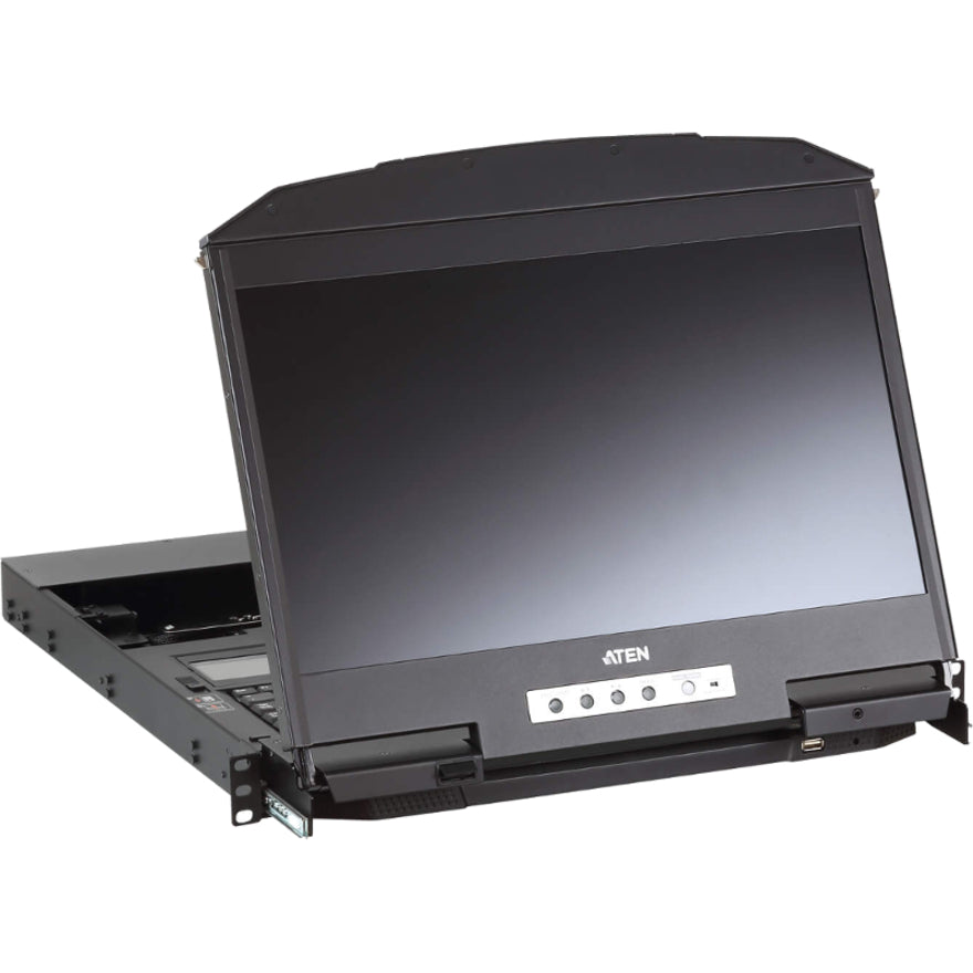 ATEN CL3800 LCD KVM Console with Standard Rack Mount Kit-TAA Compliant