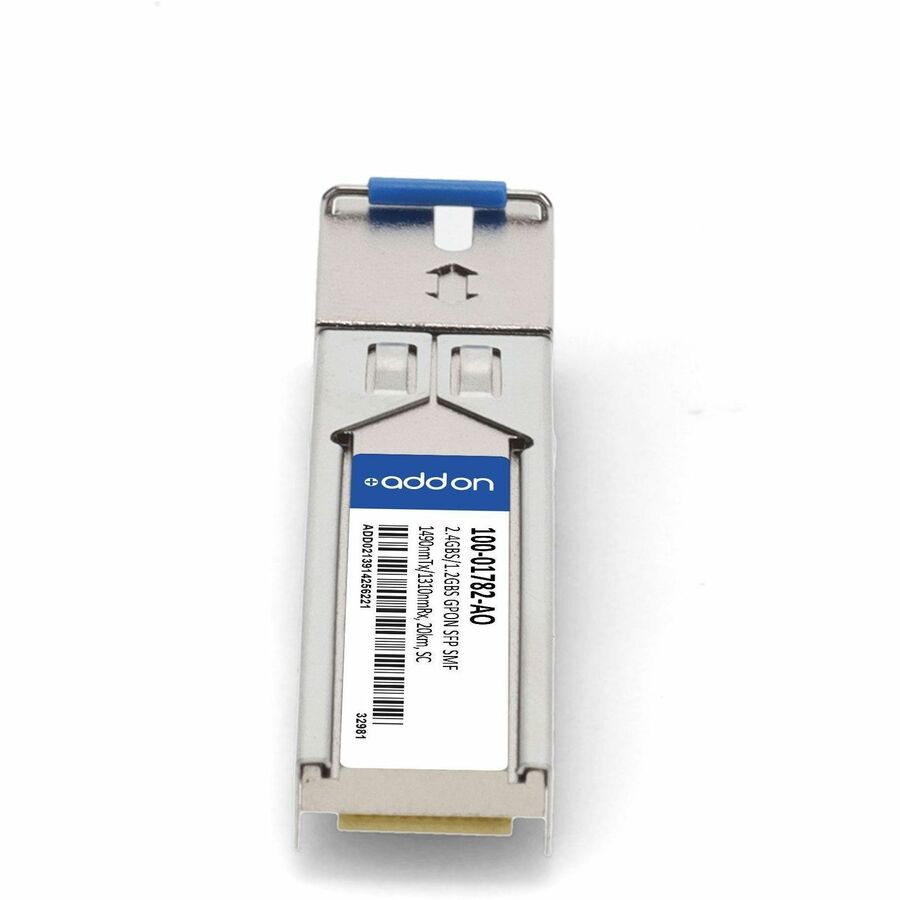 AddOn Calix 100-01782 Compatible TAA Compliant 2.4Gbs/1.2Gbs-B+ SFP Transceiver (SMF, 1490nmTx/1310nmRx, 20km, SC)