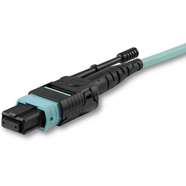 StarTech.com 1m (3ft) MTP(F)/PC OM3 Multimode Fiber Optic Cable, OFNP Plenum, 50/125&micro;m, 40G, Low Insertion Loss, MPO Fiber Jumper Cord