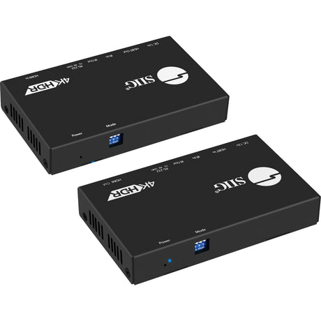 SIIG 4K HDR HDMI 2.0 HDBaseT Extender Over Single Cat5e/6 with RS-232 & IR - 100m