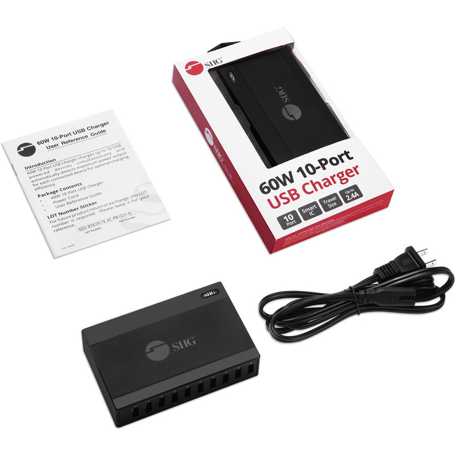 10PORT 60W USB CHARGER