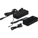 36W 7PORT USB 3.0 HUB WITH