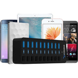 Sabrent 10-Port 60W USB 3.0 Hub with Individual Power Switches and LEDs (HB-BU10)