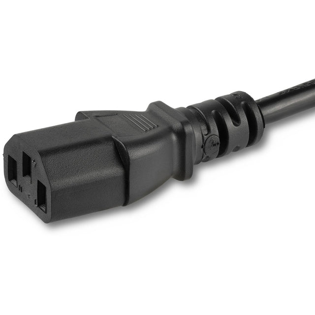 StarTech.com 3ft (1m) Hospital Grade Power Cord, 18AWG, NEMA 5-15P to C13, 10A 125V, Green Dot Medical Power Cable, Monitor Power Cable