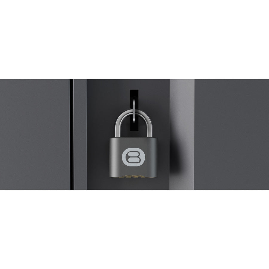 Bretford CUBE Cart 36, AC Charging, Charcoal Paint