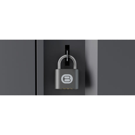 Bretford CUBE Cart 36, AC Charging, Charcoal Paint