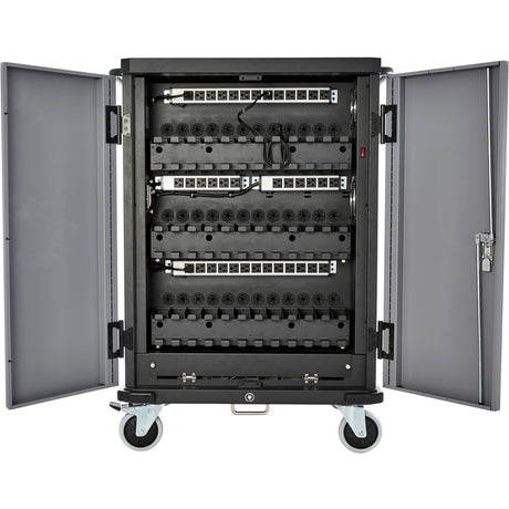 V7 Charge Cart for 36 Mobile Computers - Secure, Store and Charge Chromebooks, Notebooks and Tablets - NEMA US Plug