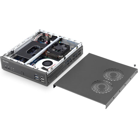 Shuttle XPC slim DH02U3 Barebone System - Slim PC - Core i3 7th Gen i3-7100U 2.40 GHz