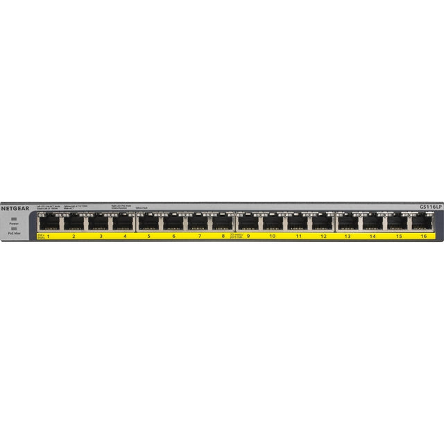 Netgear 16-Port 76W PoE/PoE+ Gigabit Ethernet Unmanaged Switch