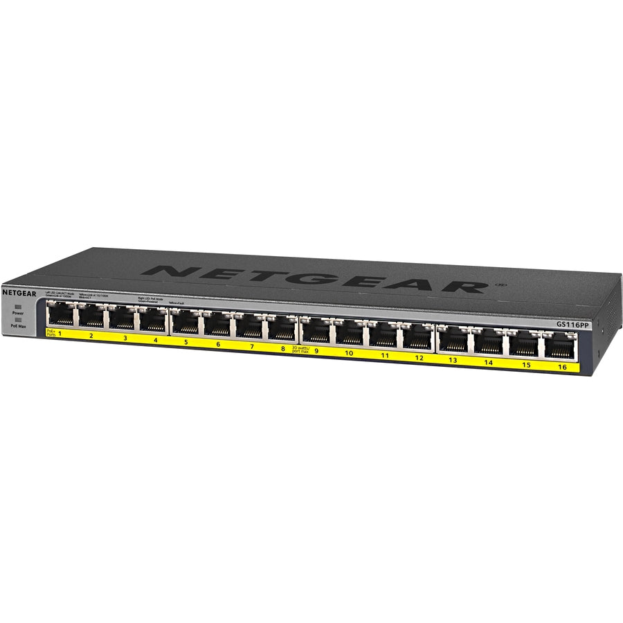 16PORT POE/POE+ GIGABIT ENET