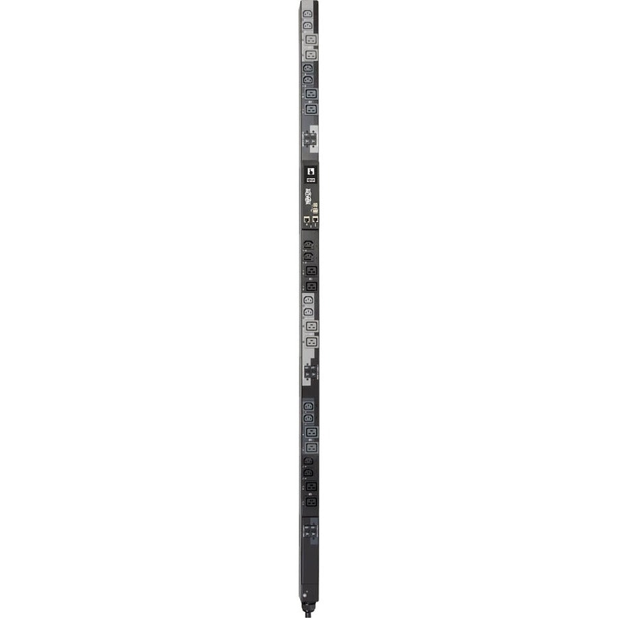 Eaton Tripp Lite Series 23kW 220-240V 3PH Switched PDU - LX Interface, Gigabit, 24 Outlets, IEC 309 32A Red 380-415V Input, Outlet Monitoring, LCD, 1.8 m Cord, 0U 1.8 m Height, TAA