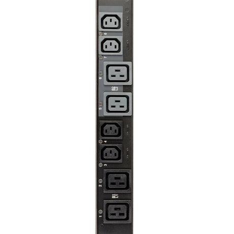 Eaton Tripp Lite Series 23kW 220-240V 3PH Switched PDU - LX Interface, Gigabit, 24 Outlets, IEC 309 32A Red 380-415V Input, Outlet Monitoring, LCD, 1.8 m Cord, 0U 1.8 m Height, TAA