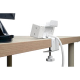 Eaton Tripp Lite Series 3-Outlet Surge Protector with 2 USB Ports, 10 ft. (3.05 m) Cord - 510 Joules, Desk Clamp, White Housing