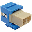 Eaton Tripp Lite Series Duplex Multimode Fiber Coupler, Keystone Jack - LC to LC, Blue