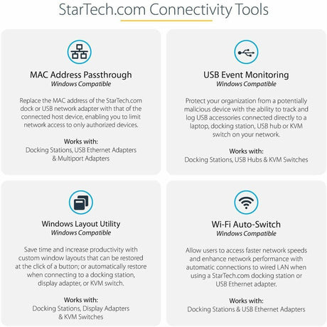 StarTech.com Thunderbolt 3 Dock, Dual 4K 60Hz Monitor TB3 Docking Station with DisplayPort, HDMI & 1080p VGA, 85W Power Delivery, TAA