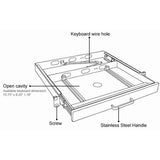 Touchpad Keyboard w Rackmount