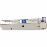 AddOn MSA and TAA Compliant 1000Base-BX SFP Transceiver (SMF, 1310nmTx/1490nmRx, 20km, LC, DOM, Rugged)
