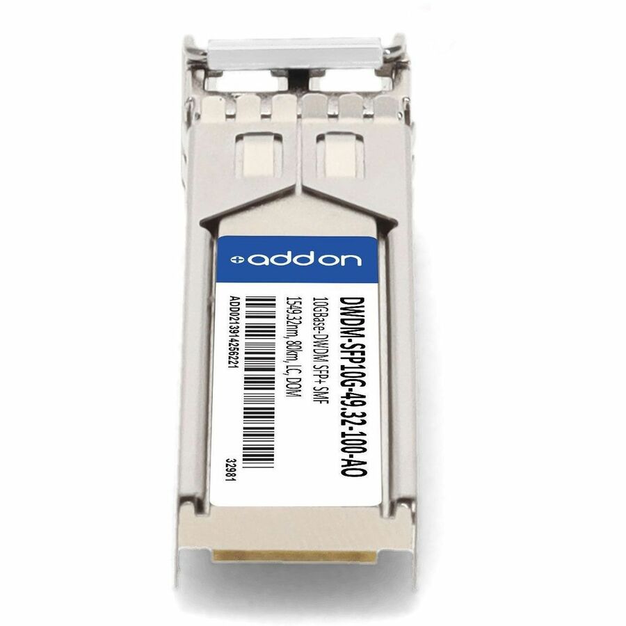 AddOn Cisco DWDM-SFP10G-49.32 Compatible TAA Compliant 10GBase-DWDM 100GHz SFP+ Transceiver (SMF, 1549.32nm, 100km, LC, DOM)