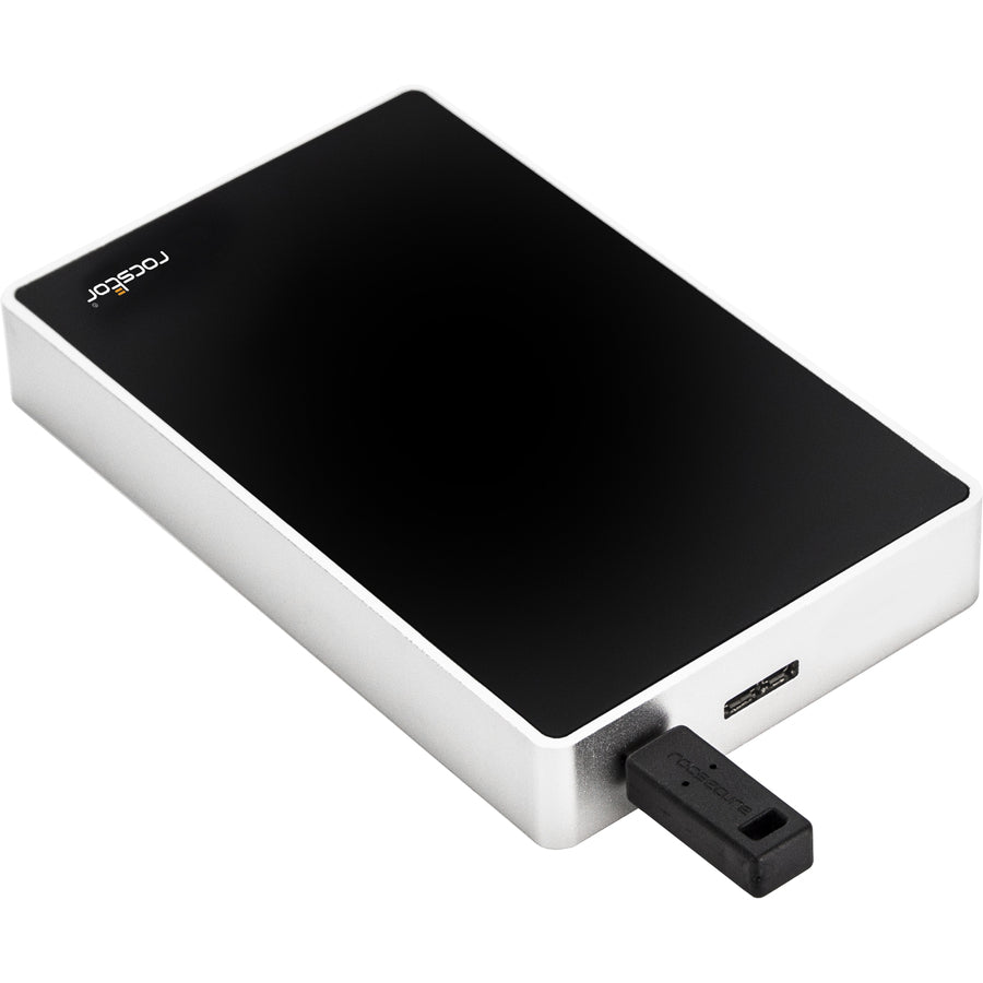 Rocstor Rocsecure EX31 1 TB Solid State Drive - External - Portable - USB 3.1 ENCYPTED PORTABLE DRIVE 3XTOKEN KEY