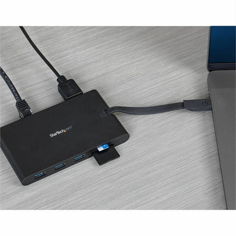 StarTech.com USB C Multiport Adapter - USB Type-C Mini Dock with HDMI 4K or VGA Video - 100W PD Passthrough, 3x USB 3.0, GbE, SD & MicroSD