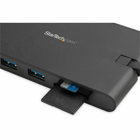 StarTech.com USB C Multiport Adapter - USB Type-C Mini Dock with HDMI 4K or VGA Video - 100W PD Passthrough, 3x USB 3.0, GbE, SD & MicroSD