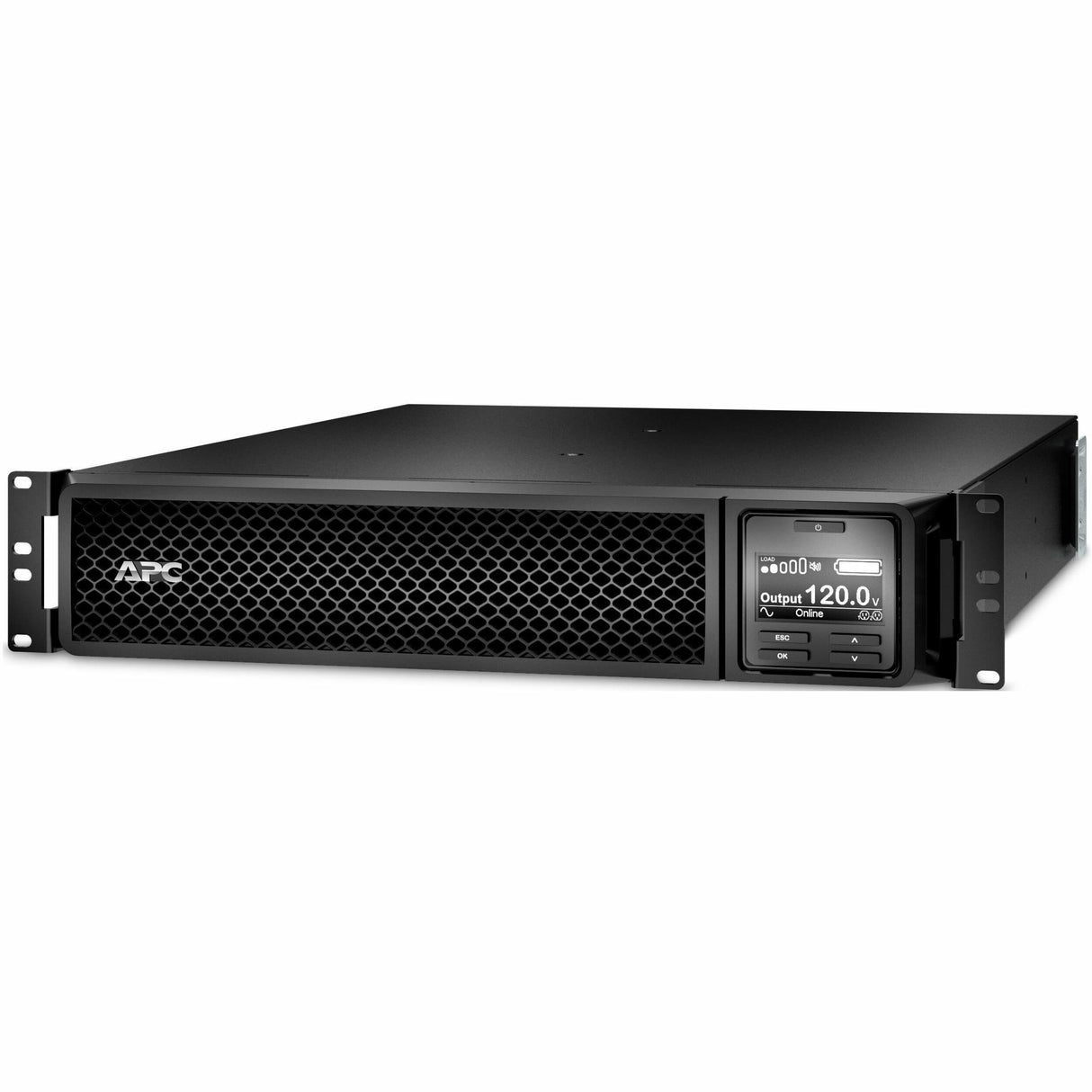 APC Smart-UPS On-Line, 2200VA, Rackmount 2U, 120V, 6x 5-20R+1x L5-20R NEMA outlets, SmartSlot, Extended runtime, W/ rail kit, TAA [TAA]
