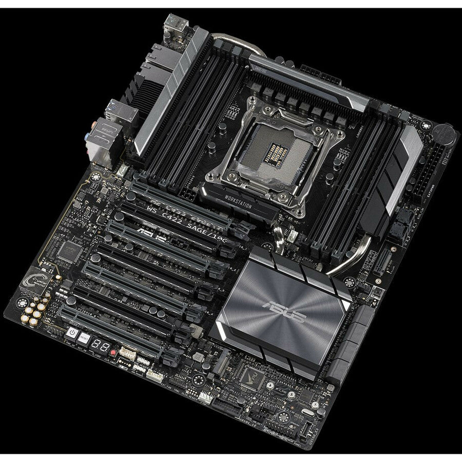 Asus WS C422 SAGE/10G Workstation Motherboard - Intel C422 Chipset - Socket R4 LGA-2066 - Intel Optane Memory Ready - SSI CEB