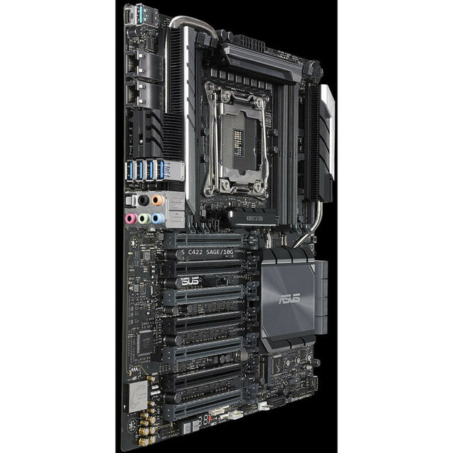 Asus WS C422 SAGE/10G Workstation Motherboard - Intel C422 Chipset - Socket R4 LGA-2066 - Intel Optane Memory Ready - SSI CEB
