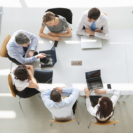 Chief Radiant Power Center, 2 AC, 2 USB-A, Nickel