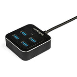 StarTech.com 4 Port USB C Hub - USB-C to 4xUSB-A - 10Gbps USB 3.2 Gen 2 Type-C Hub - USB Bus Powered - Portable/Laptop USB Adapter Hub