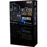 Asus WS X299 SAGE/10G Workstation Motherboard - Intel X299 Chipset - Socket R4 LGA-2066 - Intel Optane Memory Ready - SSI CEB