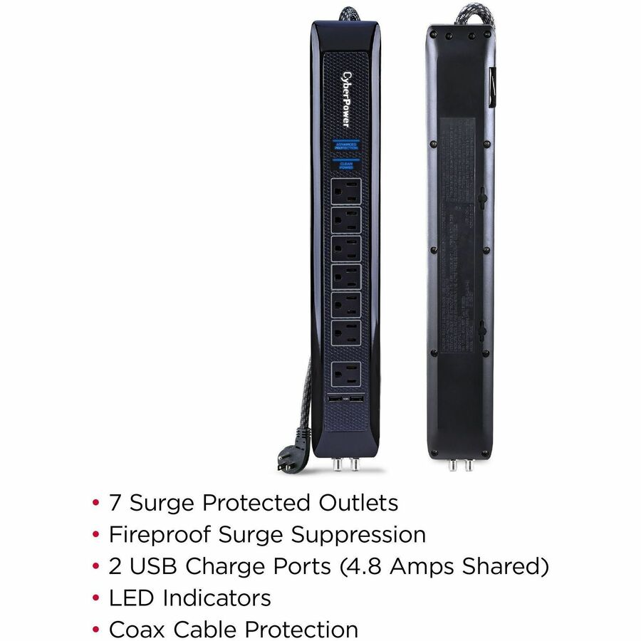 CyberPower HT706UC Premier Home Theater 7 - Outlet Surge with 2280 J