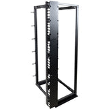 Rack Solutions 42U Vertical Plastic Cable Duct with Cover (Button Mount)