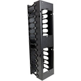 Rack Solutions 42U Vertical Plastic Cable Duct with Cover (Button Mount)