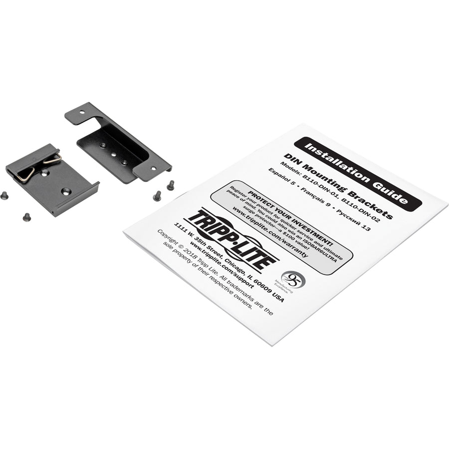 Eaton Tripp Lite Series DIN Rail-Mounting Bracket for Digital Signage, Version 2 - 65 mm Mounting Distance