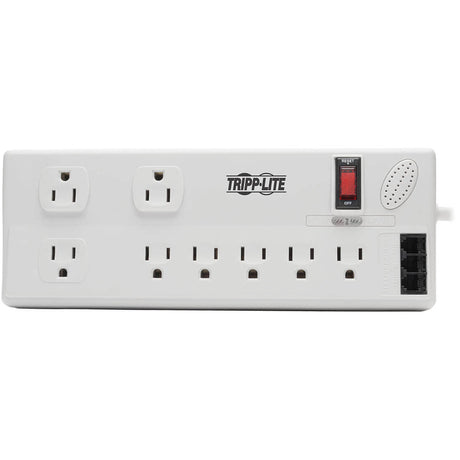Eaton Tripp Lite Series 8-Outlet Surge Protector with DSL/Phone Line/Modem Surge Protection - 3150 Joules, 6 ft. (1.83 m) Cord, TAA