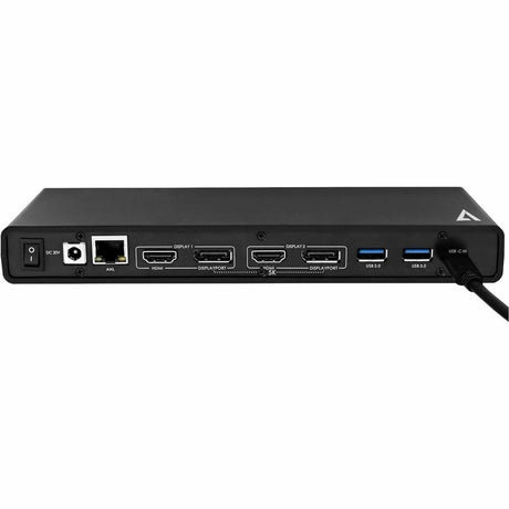 V7 Dual DisplayLink 4K Universal Docking Station with USB-C Power Delivery