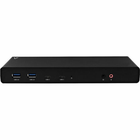 V7 Dual DisplayLink 4K Universal Docking Station with USB-C Power Delivery