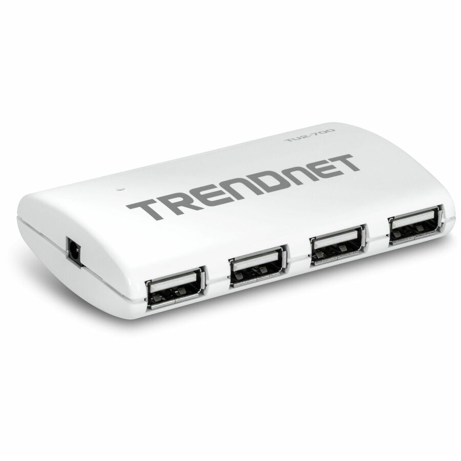 TRENDnet 7-Port USB 2.0 Hub, TU2-700, 7 x USB 2.0 Ports, Backwards Compatible with USB 1.1, Compatible with Windows and macOS, NDAA Compliant