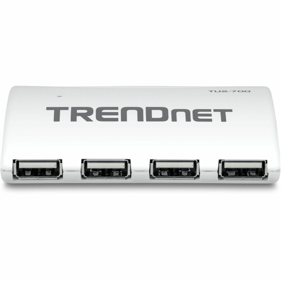 TRENDnet 7-Port USB 2.0 Hub, TU2-700, 7 x USB 2.0 Ports, Backwards Compatible with USB 1.1, Compatible with Windows and macOS, NDAA Compliant