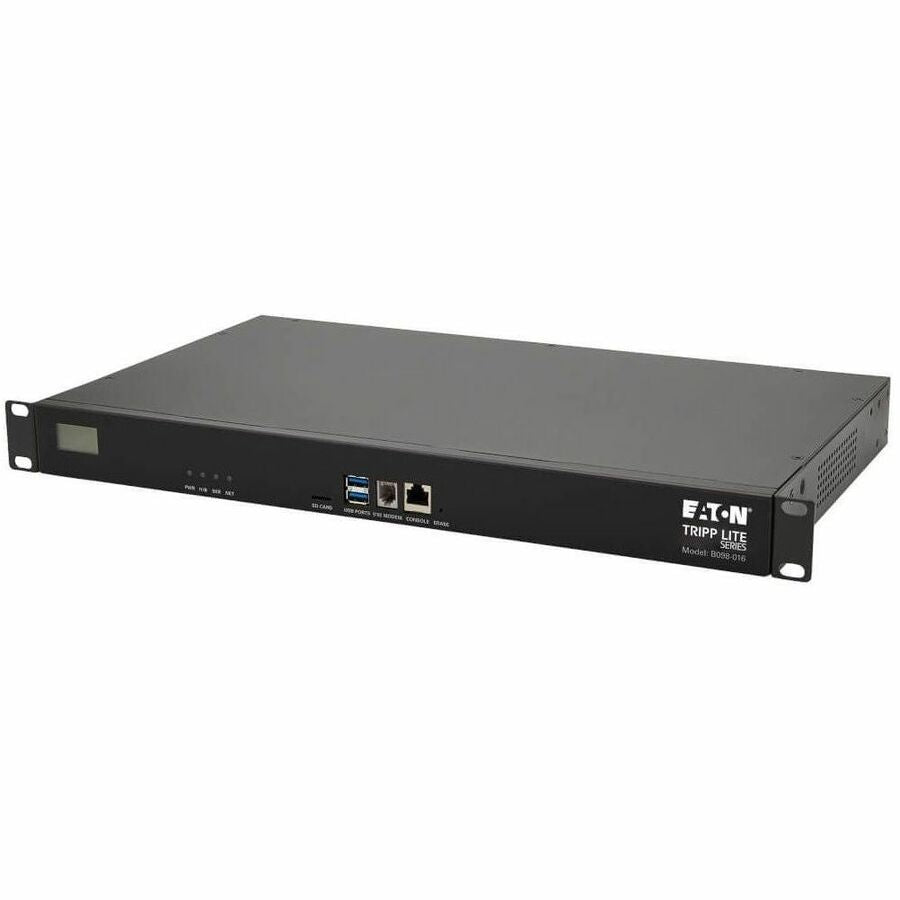 Eaton Tripp Lite Series 16-Port Console Server, USB Ports (2) - Dual GbE NIC, 16 Gb Flash, SD Card, Desktop/1U Rack, TAA