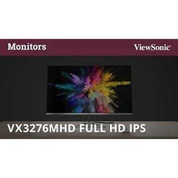 ViewSonic VX3276-MHD 32 Inch 1080p Widescreen IPS Monitor with Ultra-Thin Bezels, Screen Split Capability HDMI and DisplayPort
