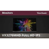 ViewSonic VX3276-MHD 32 Inch 1080p Widescreen IPS Monitor with Ultra-Thin Bezels, Screen Split Capability HDMI and DisplayPort