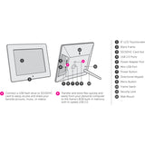 AWDMPF8BBF DIGITAL PHOTO FRAME